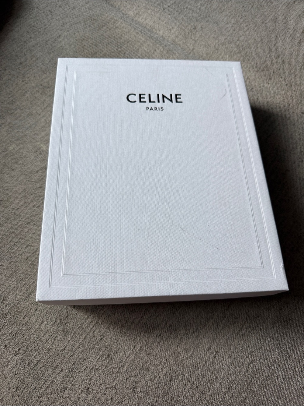 Celine White Logo Presentation Box